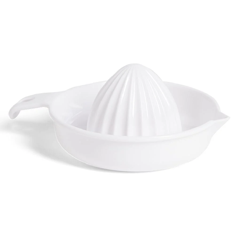 Presse agrume en plastique blanc L18,5cm