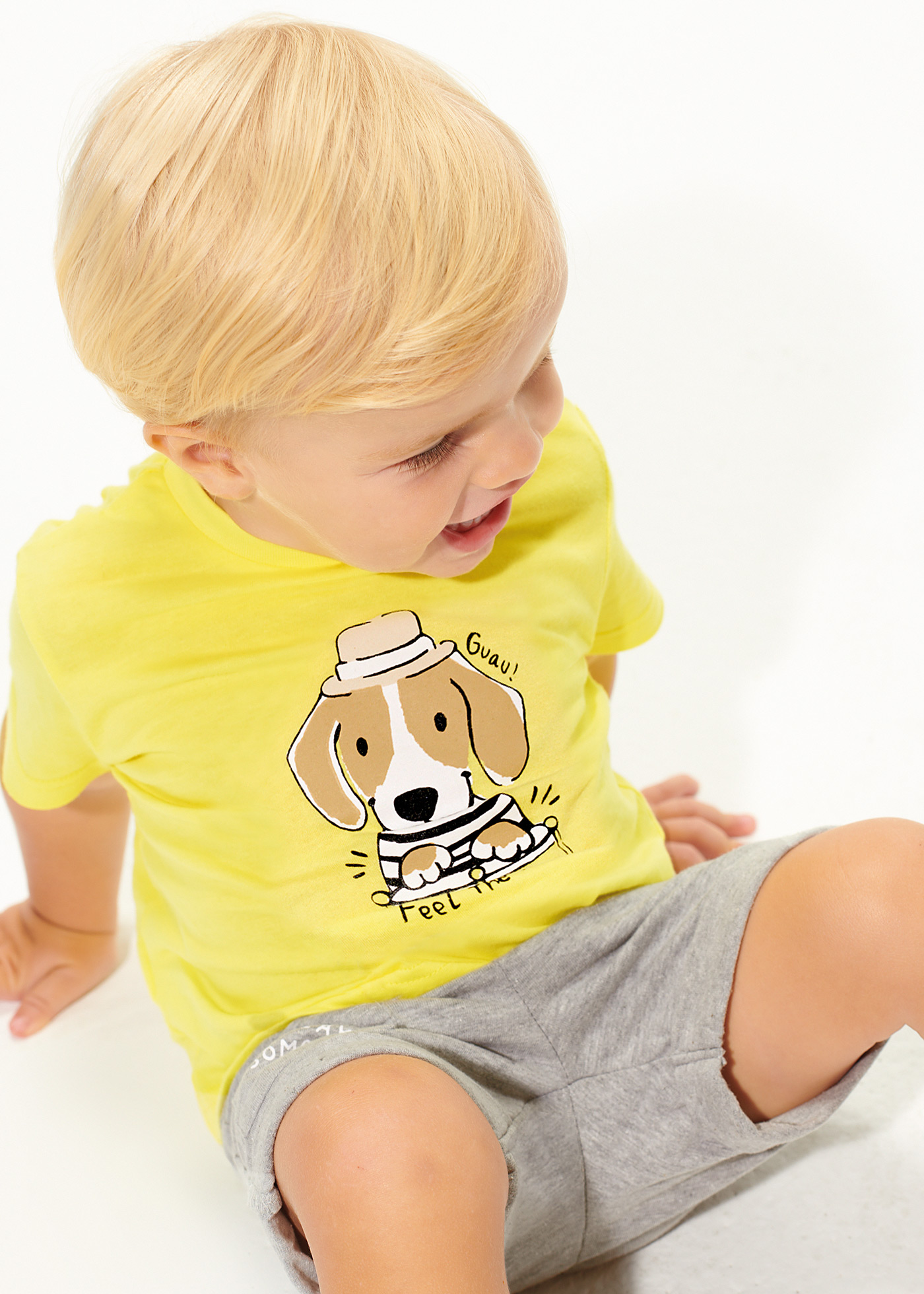 Conjunto de 3 peças em algodão sustentável para bebê