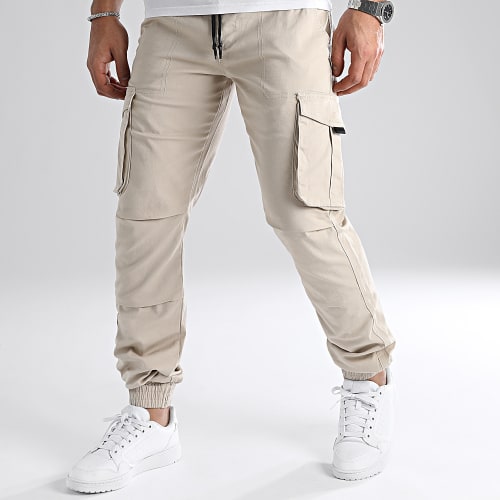 Lot De 2 Pantalons Cargo 1070318 Noir Beige