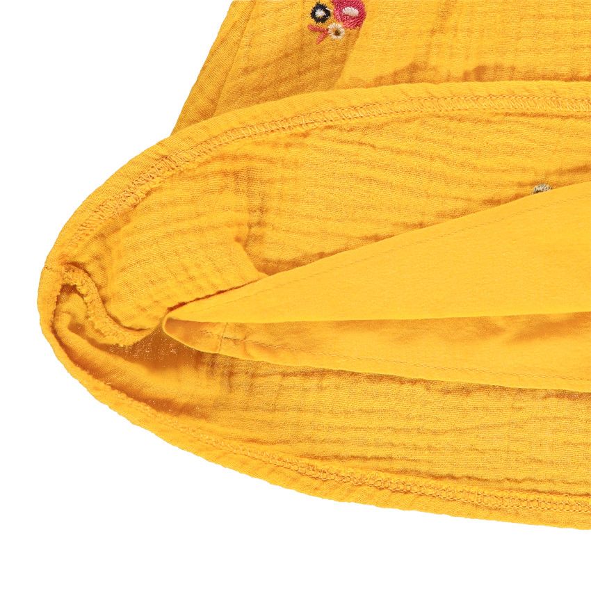 Jupe jaune à fleurs pour enfant fille - Jaune