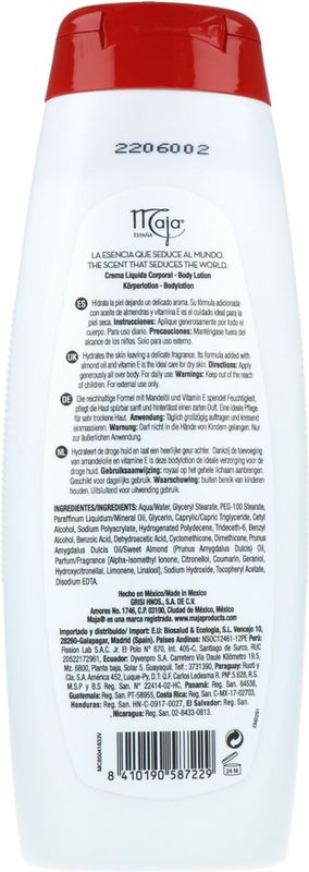 Maja -  bodylotion classic - voor droge huid - 400 ml