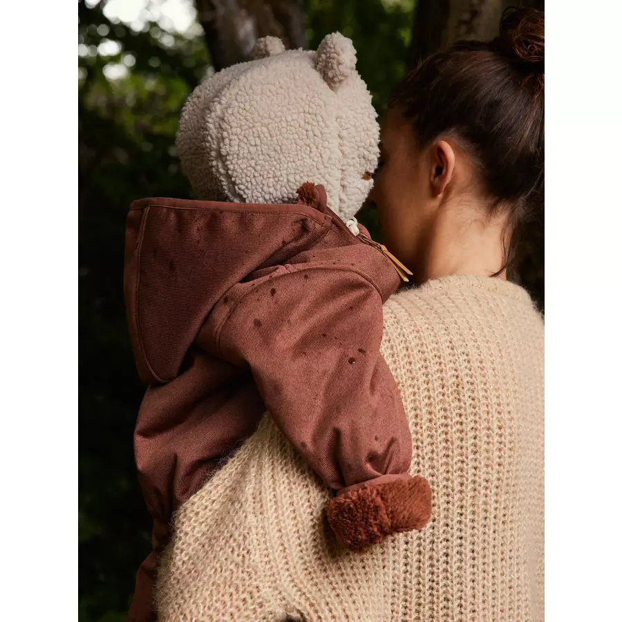 Lil'Atelier Softshellanzug Nbnloro Carob Brown