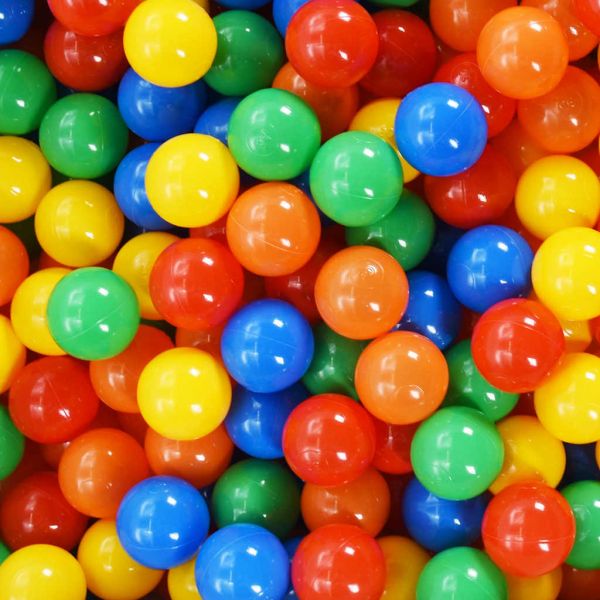 vidaXL Bolas de brincar 250 pcs multicolor