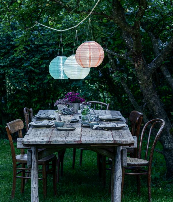 Dehner Solar-Lampion, ca. Ø28 cm