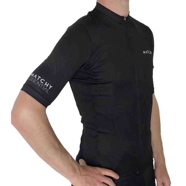 Maillot vélo MATCHY CYCLING MAILLOT ESSENTIEL NOIR