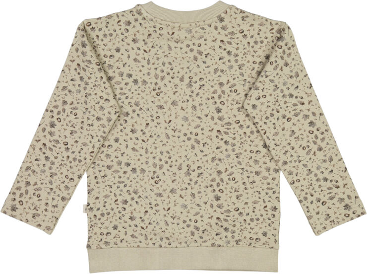 Wheat Sweatshirt Sigi Gravel spruce and cone