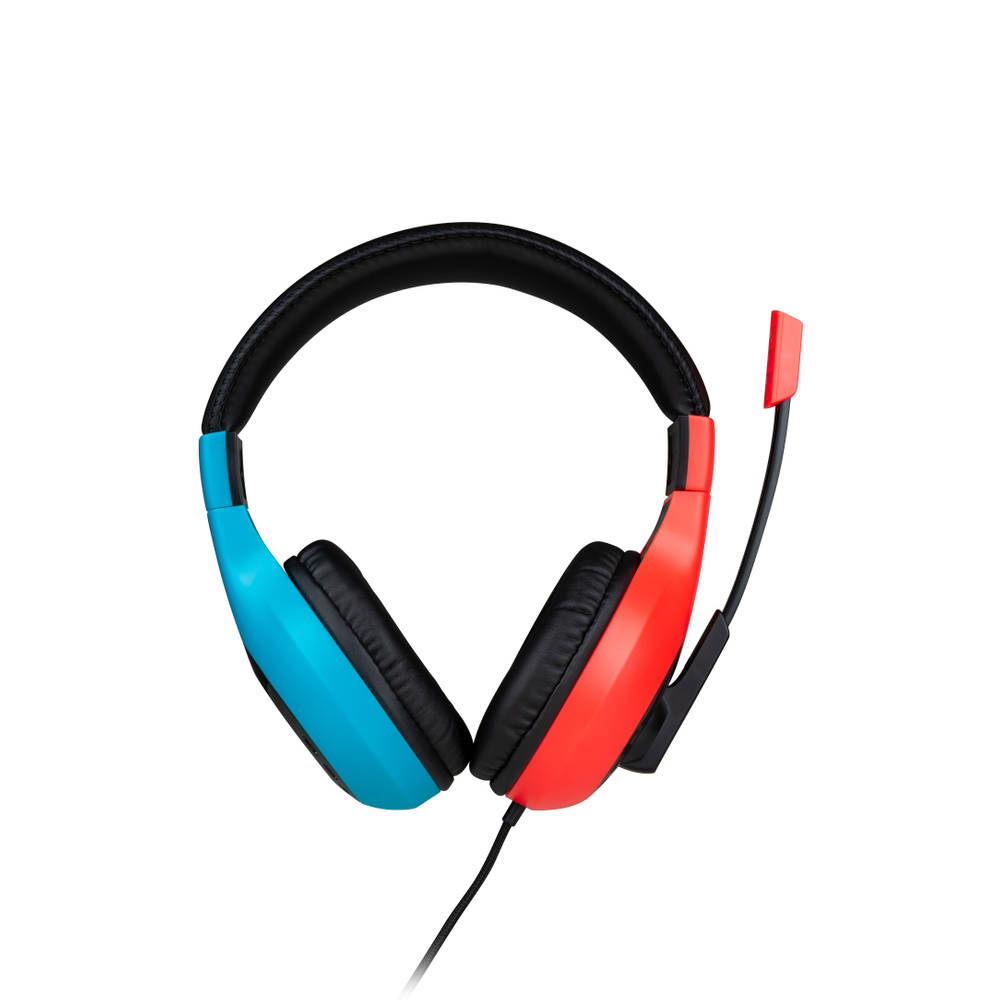 Bigben Nintendo Switch gaming headset - rood/blauw