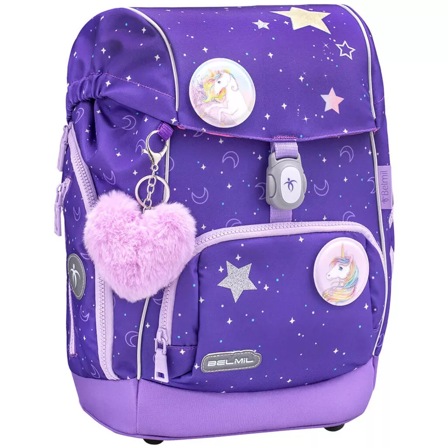 Belmil Schulranzen Premium Comfy Plus Set 5-teilig Dahlia