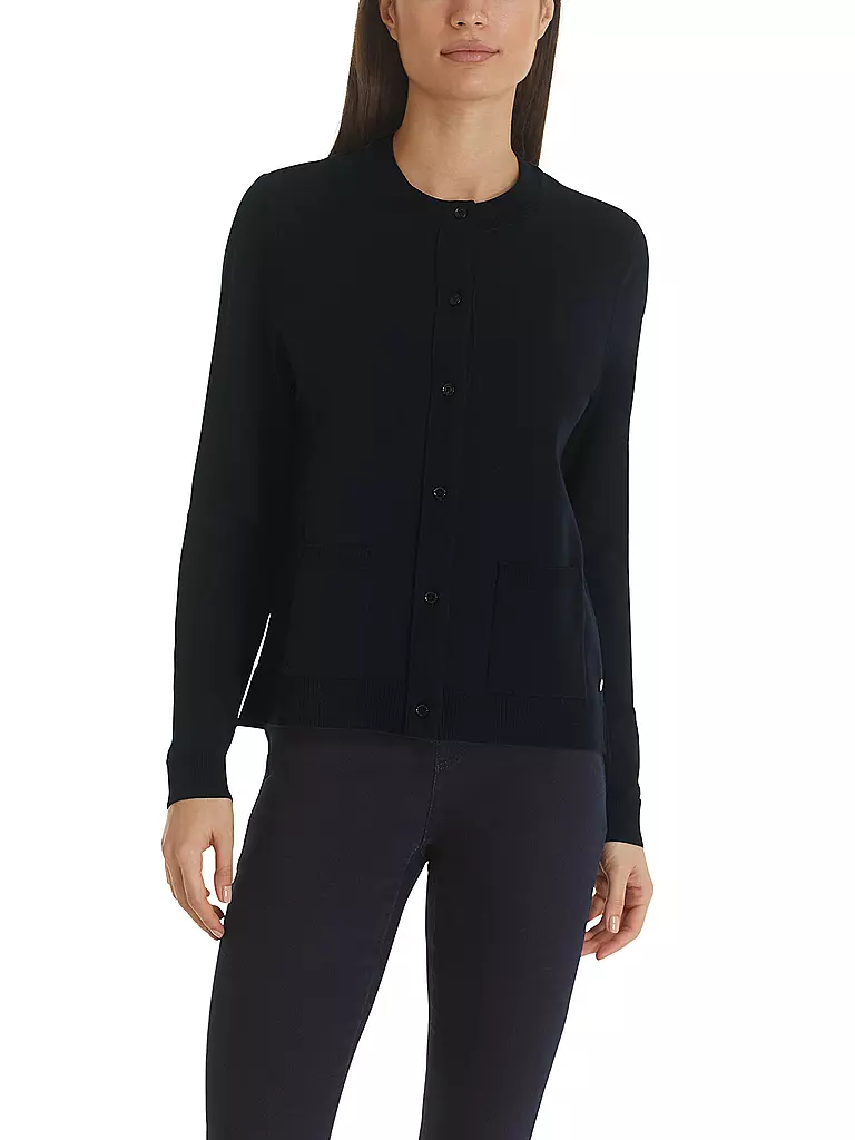 MARC CAIN Strickjacke dunkelblau