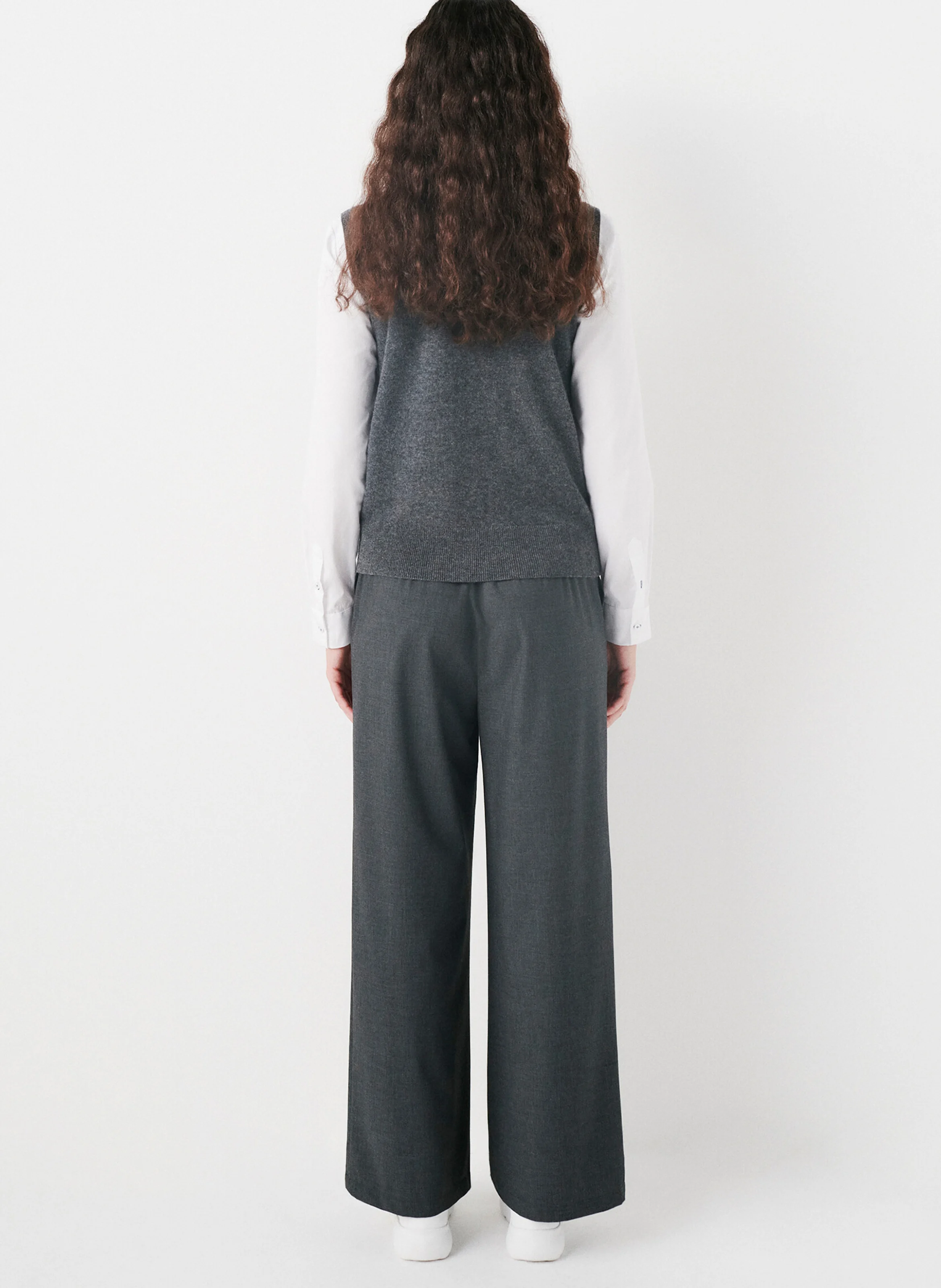 PEINTURE3 - Pantalon large| Gris