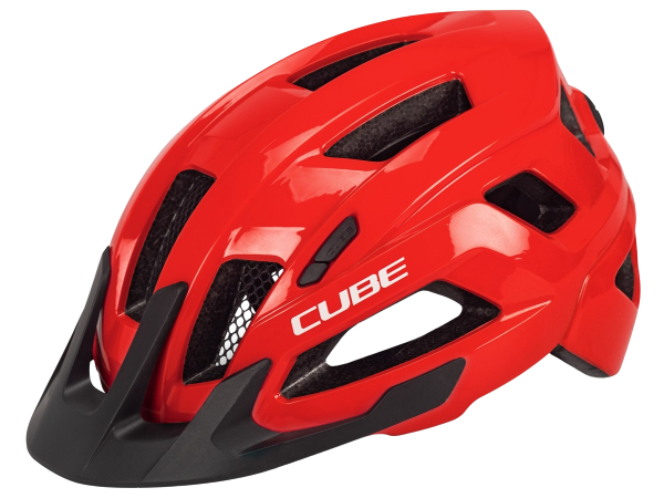 Cube Steep Cykelhjelm, Glossy Red