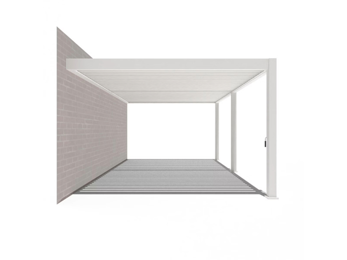 Orion Premium 400x600cm elektrische LED overkapping - wall