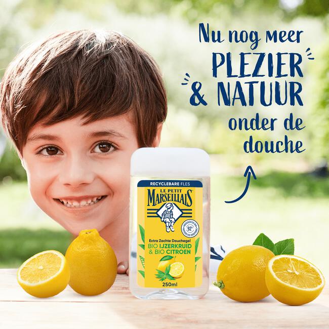 Le Petit Marseillais Bio Verbena & BIO Lemon Douchegel 250 ML