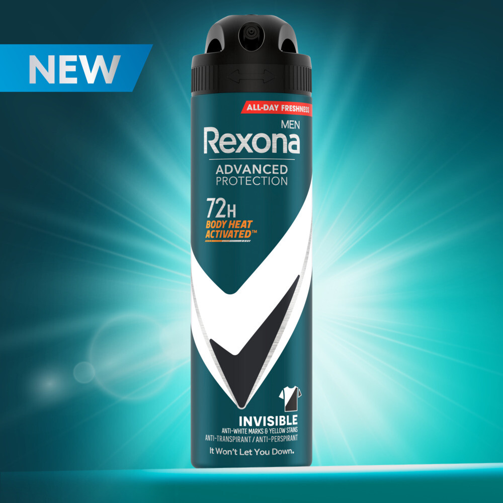Rexona Men Deodorant Spray Advanced Protection Invisible150 ml