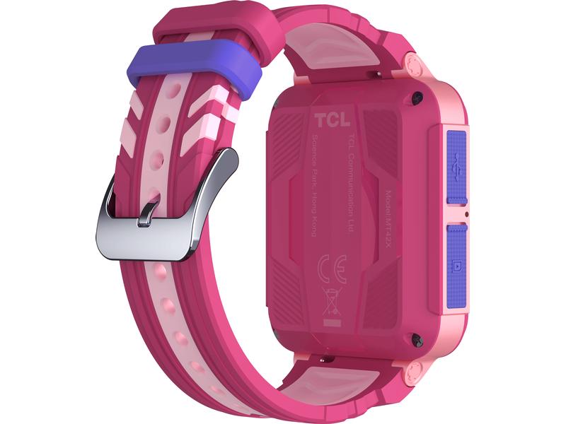 TCL MT42X MOVETIME Family Watch Pink Kinder Smartwatch mit Video-Anruf Funktion