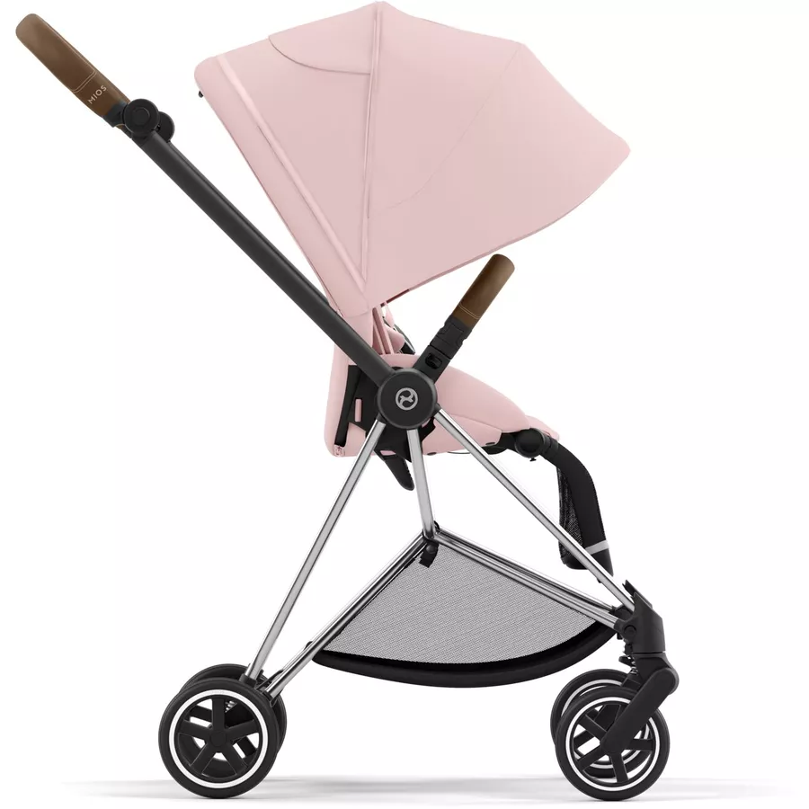 cybex PLATINUM Kombikinderwagen New Mios Chrome Brown Peach Pink