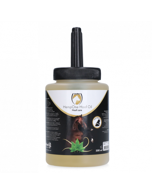 Excellent Equi Hempone Hoef Olie Natural Met Borstel - Hoefverzorging - 500 ml Met Borstel