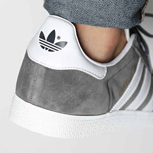 Baskets Gazelle BB5480 Dark Grey White Gold Metallic