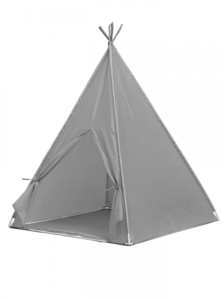 Tenda infantil tipo tipi | Dobrável | Impermeável | Cinza | Indiana | Mobiclinic