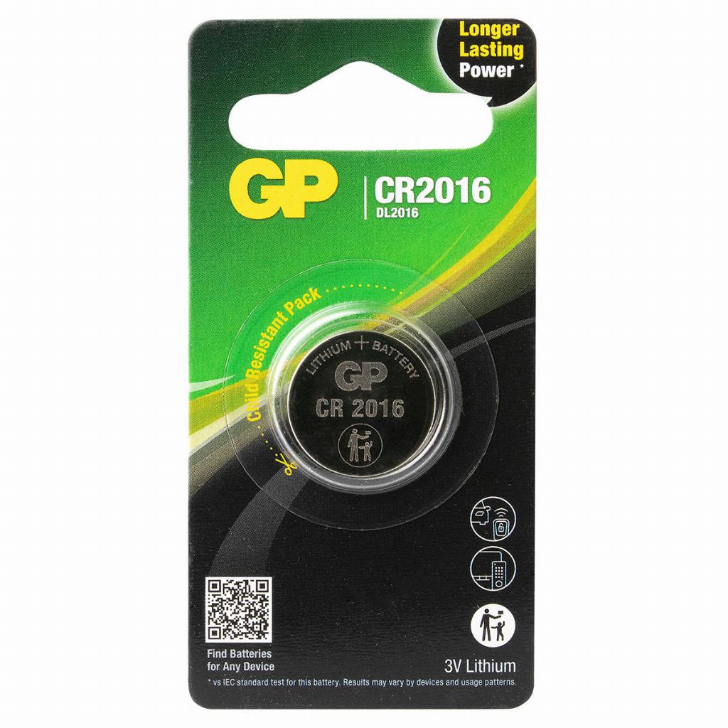 GP Batteries GP CR2016 huishoudelijke batterij Wegwerpbatterij Lithium