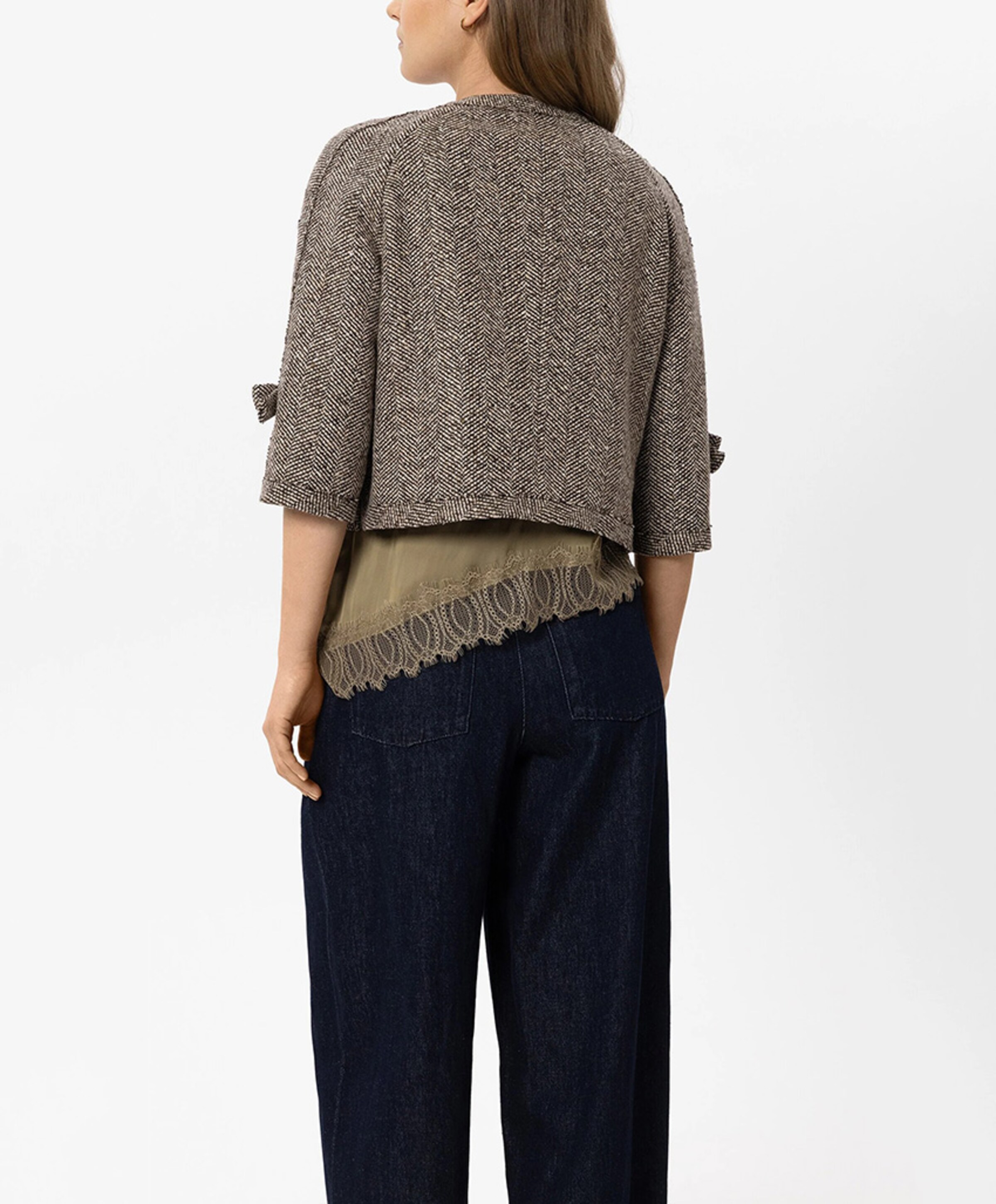 LUISA CERANO Dames jas bruin