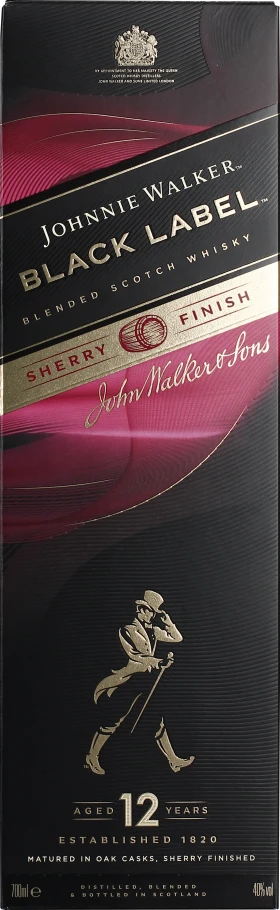 JOHNNIE WALKER BLACK LABEL SHERRY EDITION 70CL