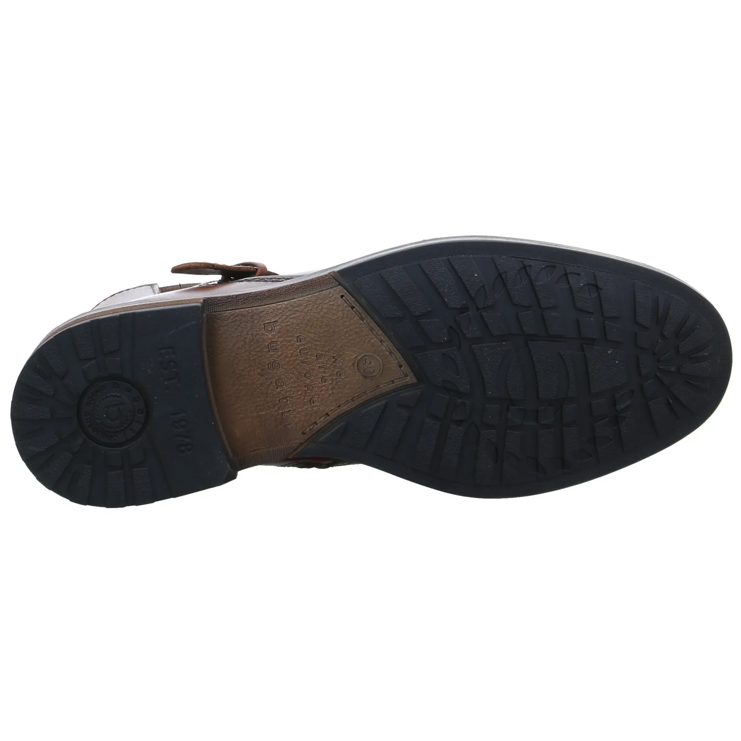 BUGATTI SHOES Western Cognac Leder