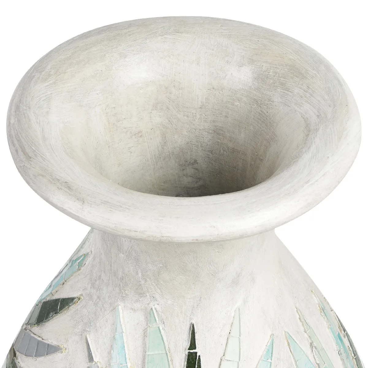 Beliani Vase - Blanc Céramique