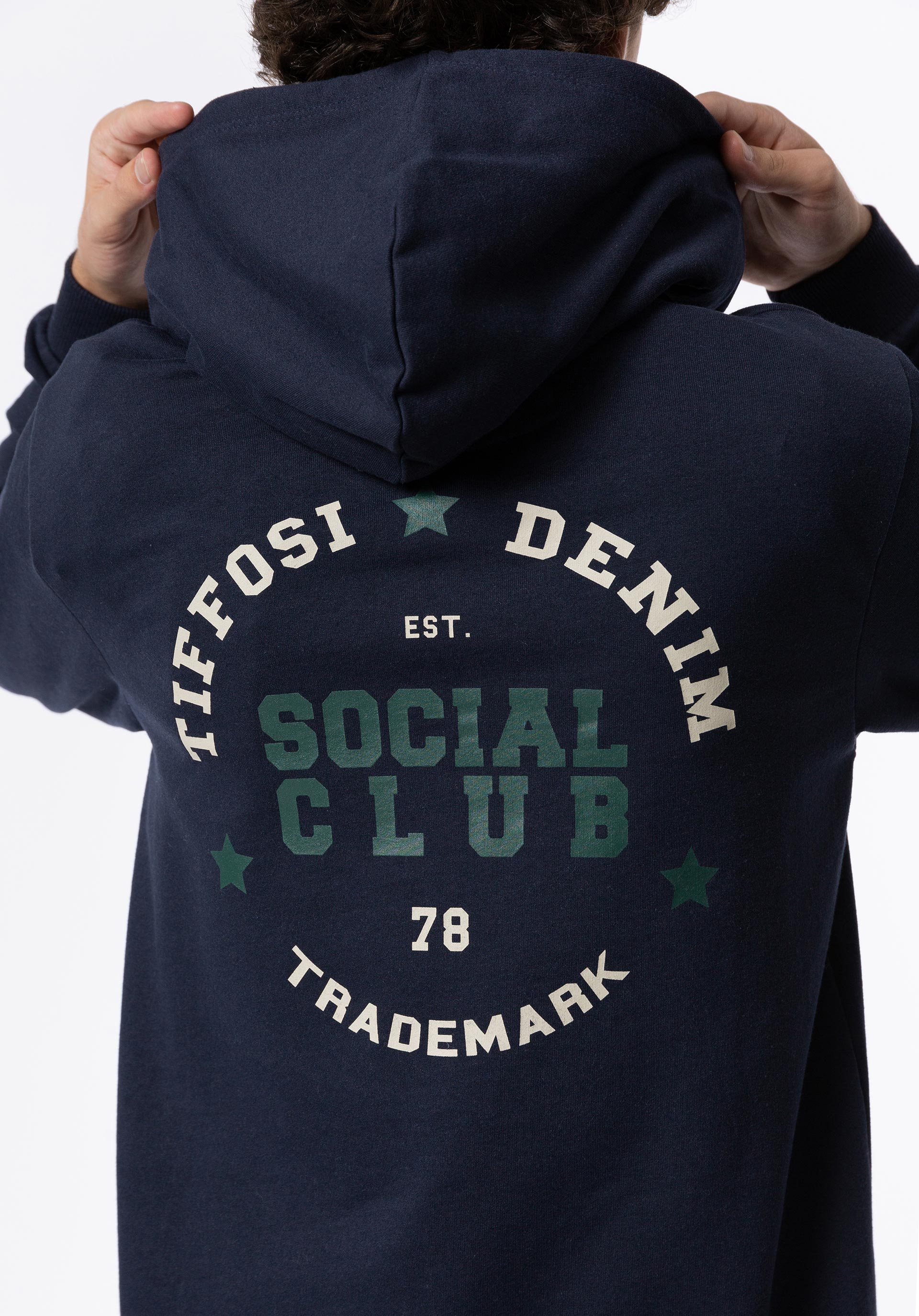 Hoodie com Estampado nas Costas