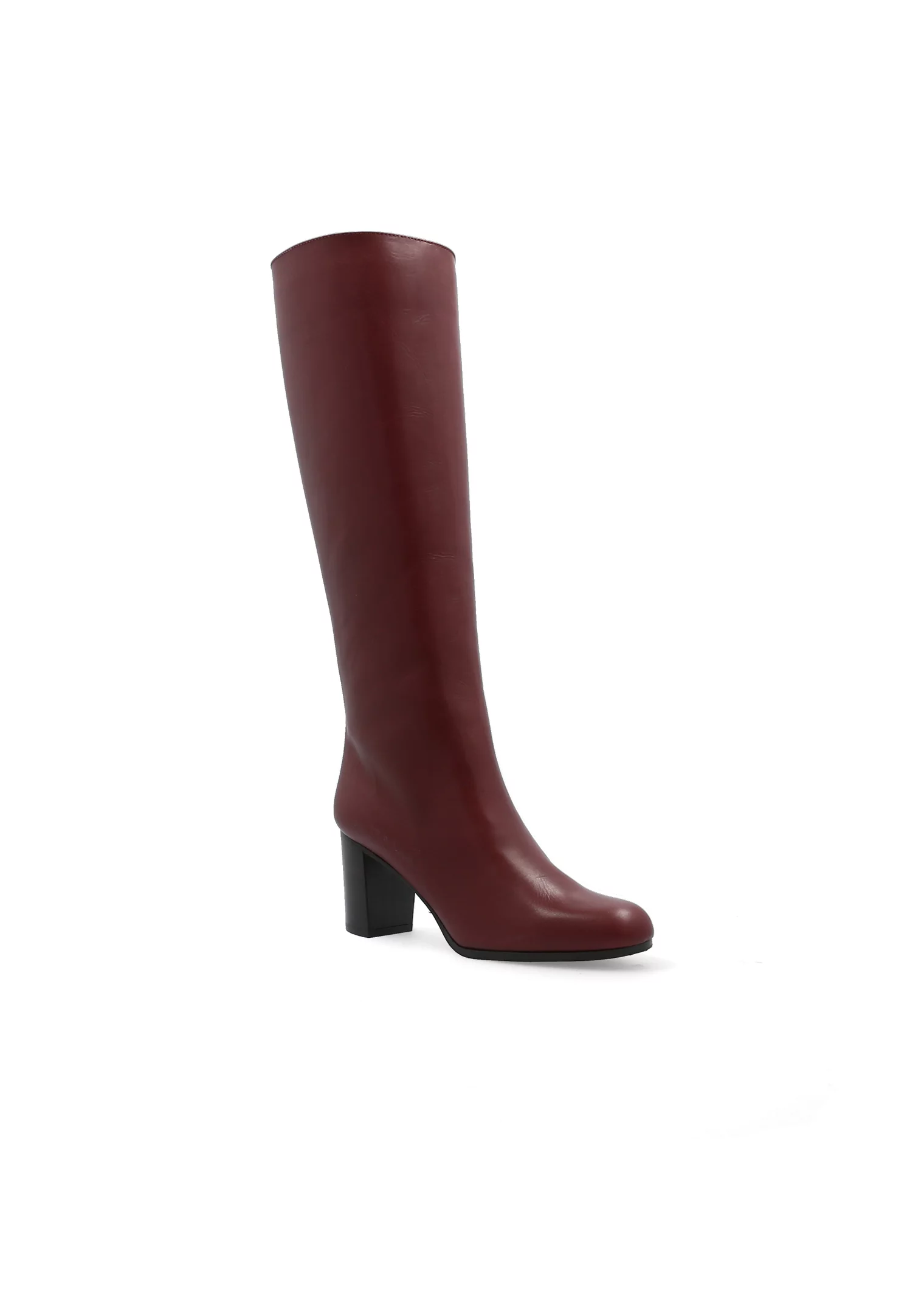 BOTTE ERMITAGE CUIR BORDEAUX