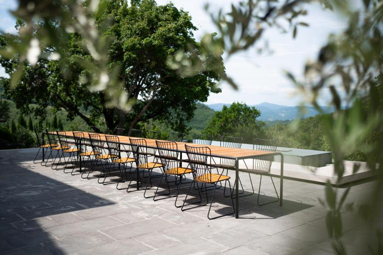 Houe Avanti tuintafel 153x98 Thermo Ash/Black