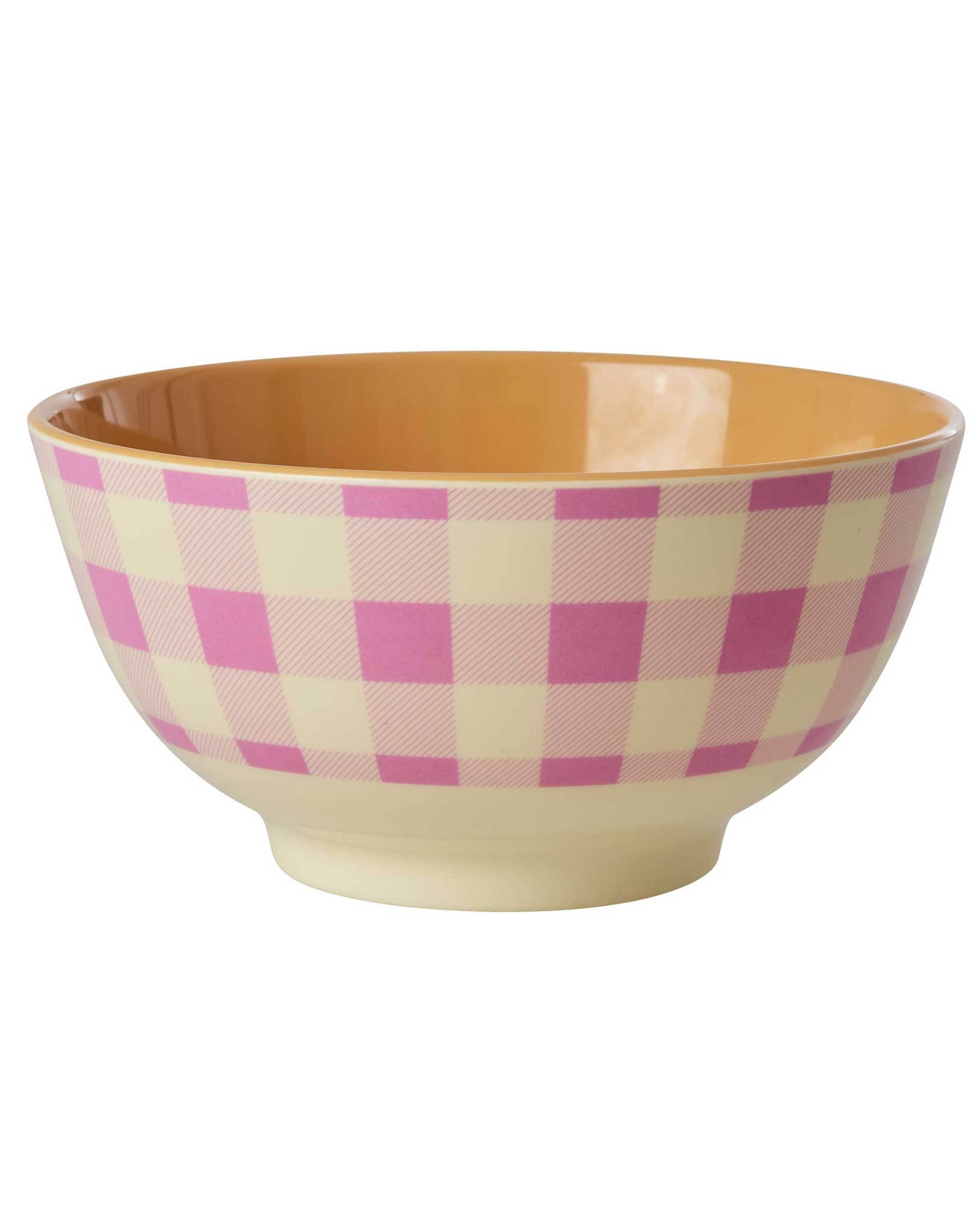 Melamin-Schüssel CHECK IT OUT PINK (700ml)