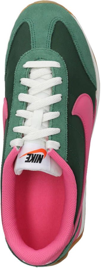 Nike Pacific leren sneakers groen roze