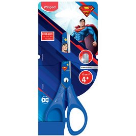 Ciseaux SUPERMAN, rond, 130 mm, bleu