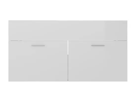 Ensemble de meubles de salle de bain Blanc brillant 53