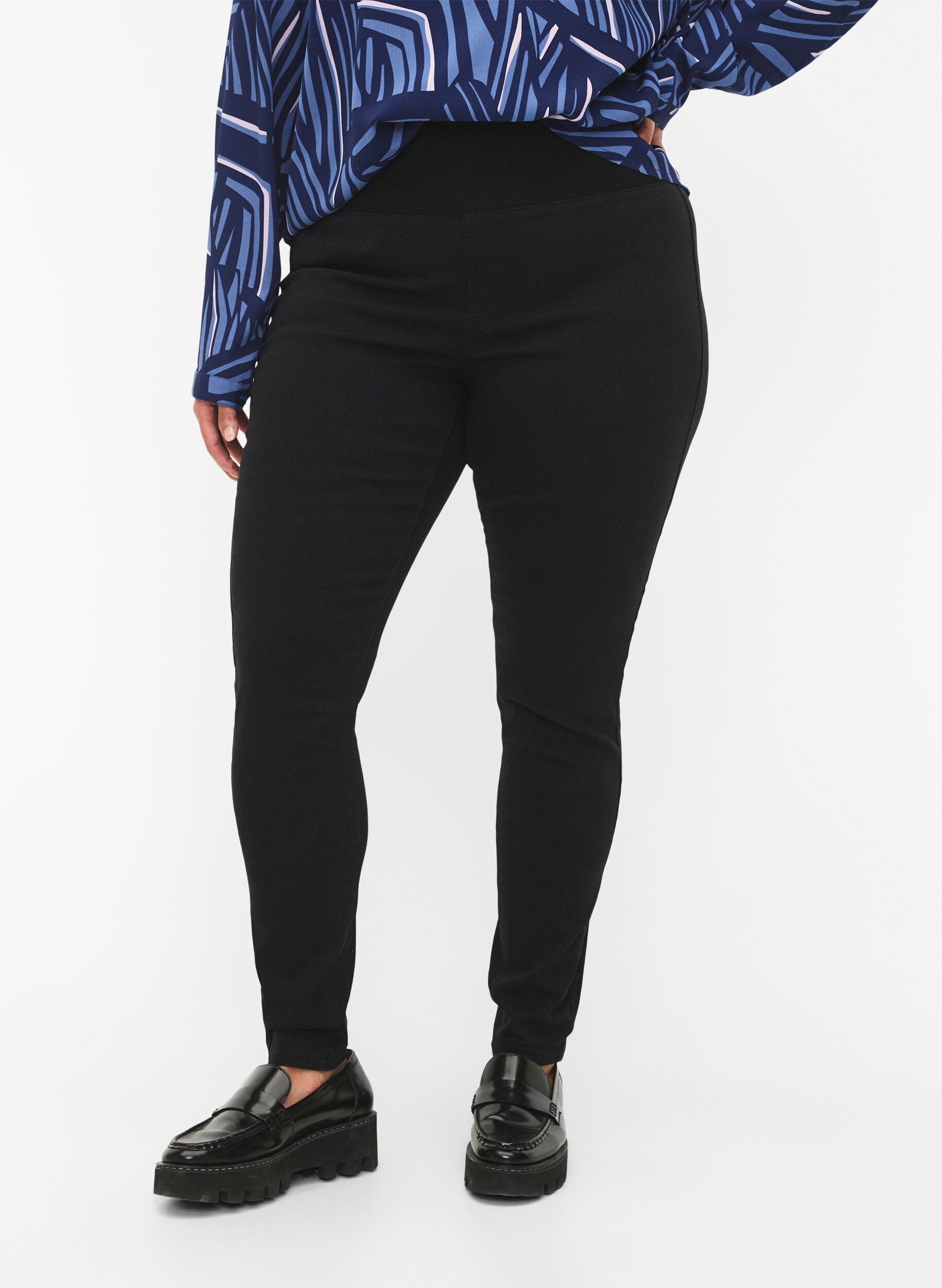 FLASH - Jegging med bred elastikkant