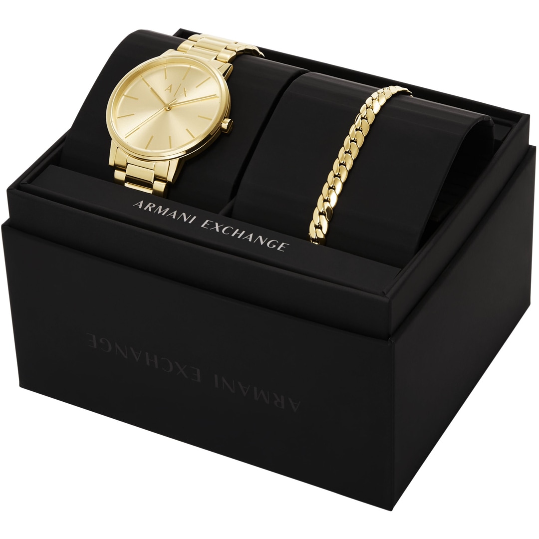 Armani Exchange Cayde Goldig Set