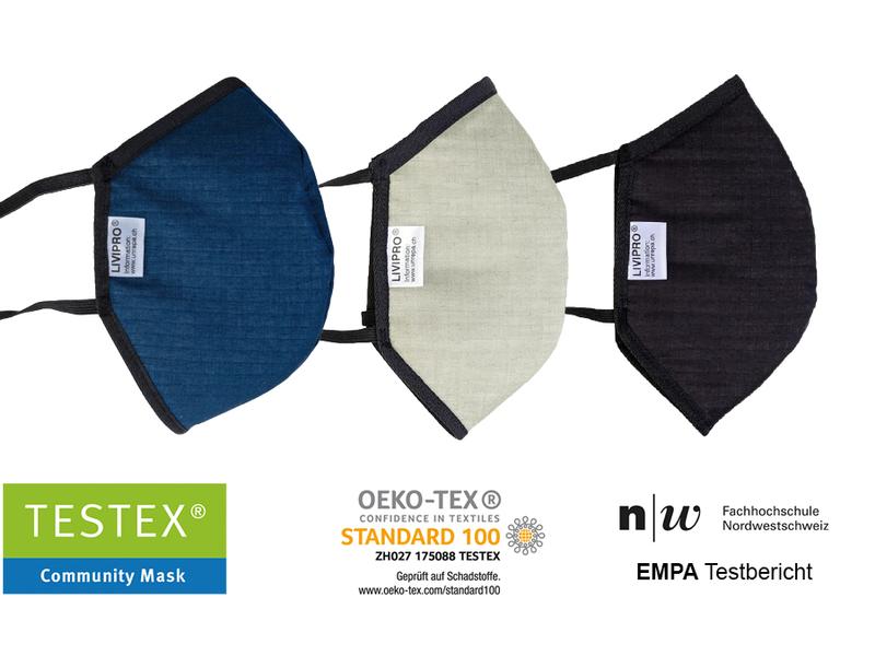 UNREPA Community Stoffmaske LIVIPRO Evolution Gr. S, Schwar Community Stoffmaske LIVIPRO Evolution, waschbar