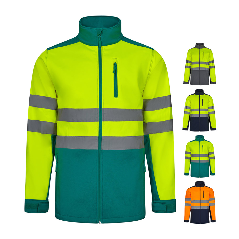 Velilla 36145 - Veste soft shell bicolore (280g/m²), doublée polaire et membrane TPU, en polyester (96%) et élasthanne (4%)