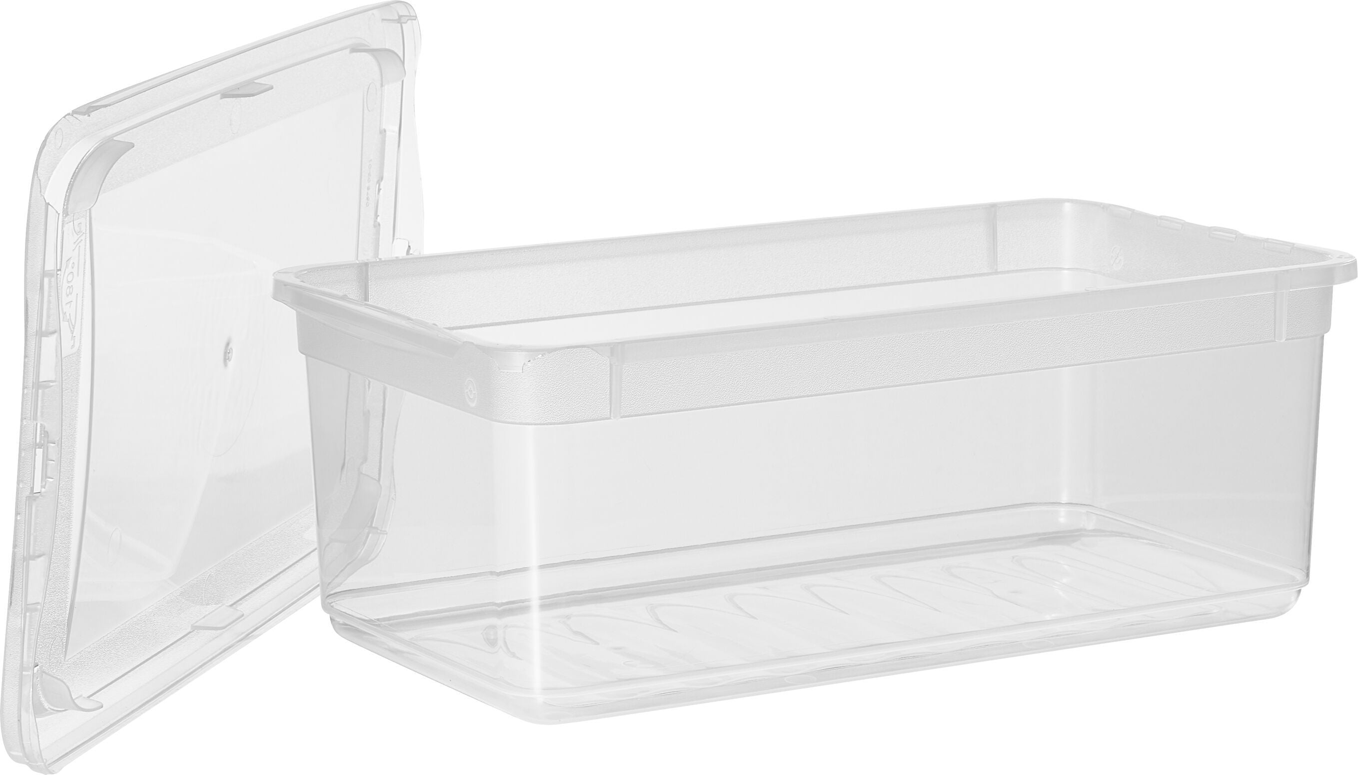 BEA Aufbewahrungsbox - Transparent / B: 33.0 cm x T: 19.5 cm x H: 12.0 cm