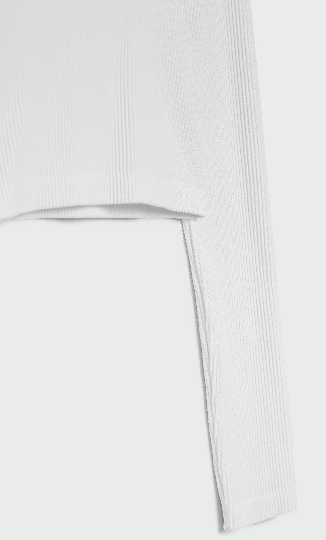 Top cropped sem costura