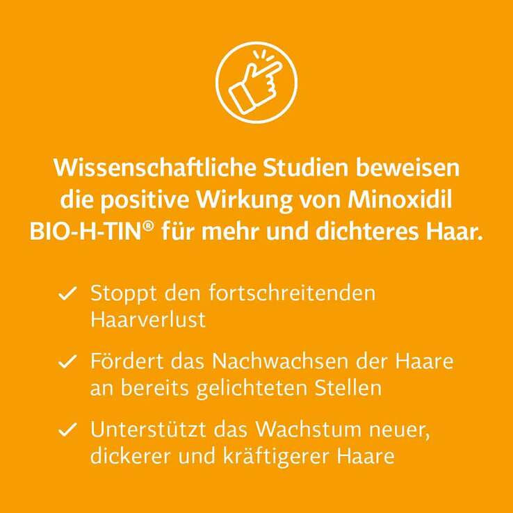 Minoxidil BIO-H-TIN-Pharma 50 mg/ml Spray für Männer, 3X60 ml