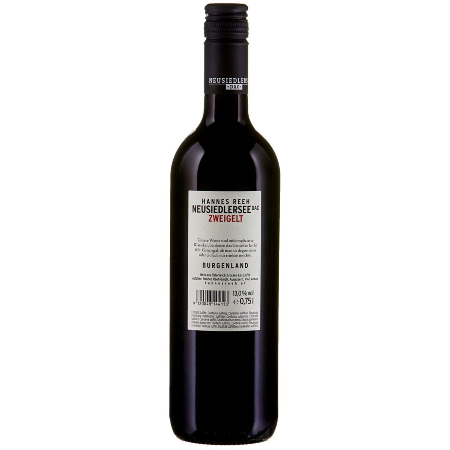 Hannes Reeh Neusiedlersee DAC Zweigelt -75cl