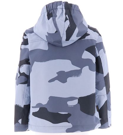 Napapijri Sommerjacke - Rainforest Anorak - Blue Camouflage