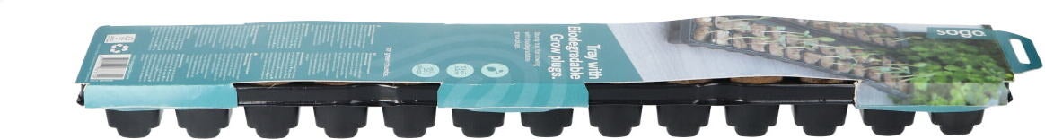 SOGO kweektray met biologische plugs 51 x 8 x 3,5 cm