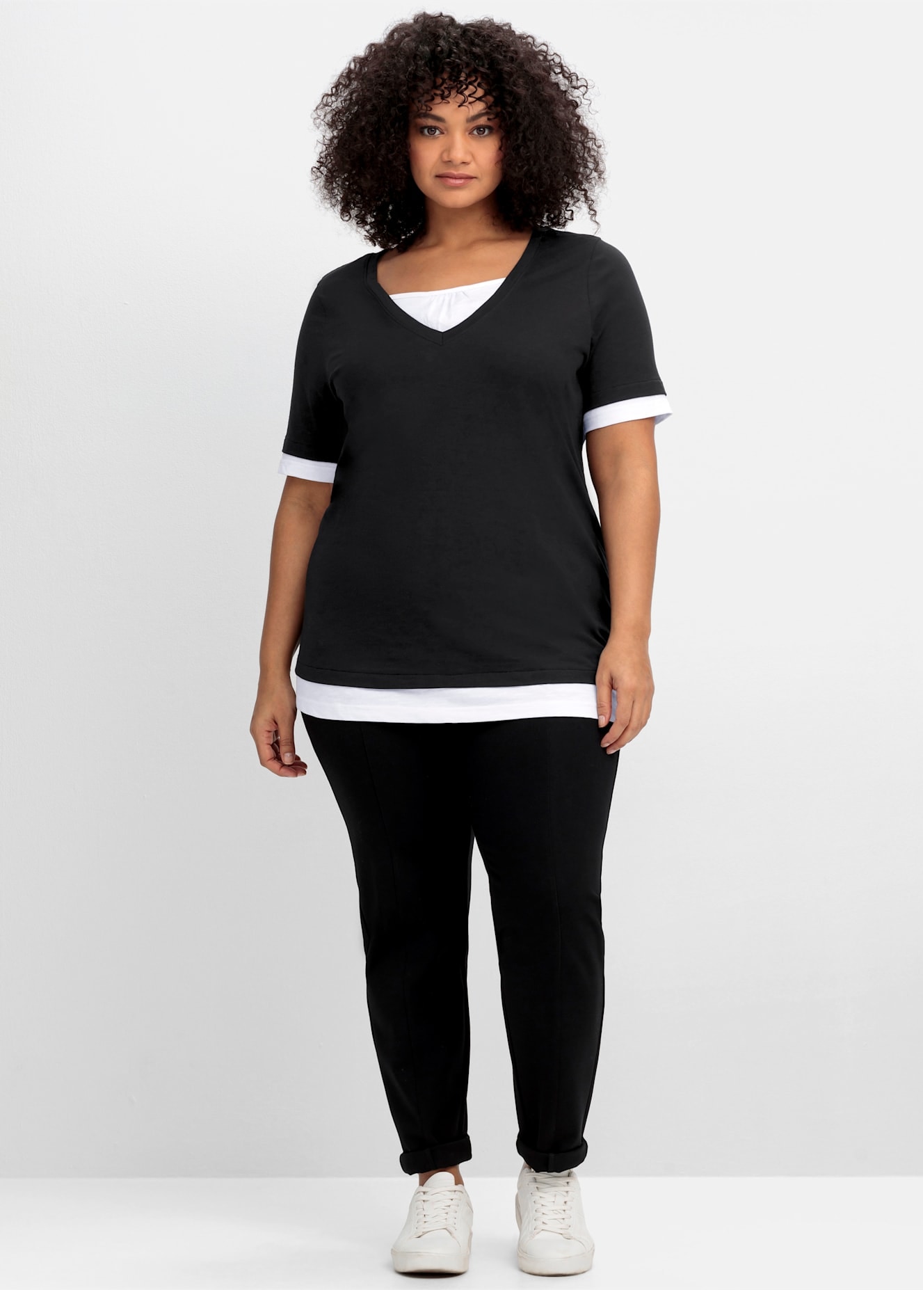 Sheego 2-in-1-Shirt »2-in-1-Shirt«, 1 Stk.