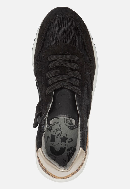 Muyters Sneakers zwart Leer 42609