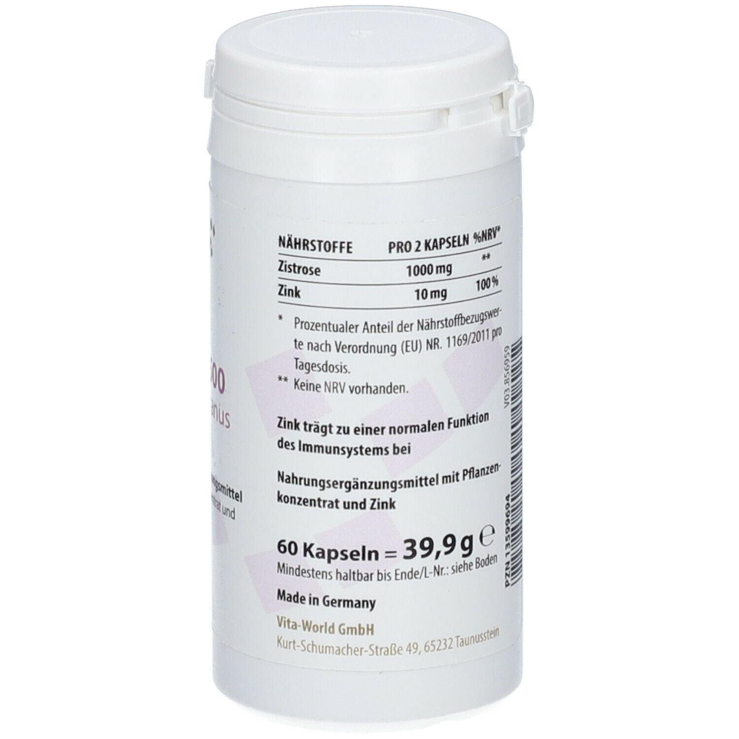 VitaWorld Cistus 500