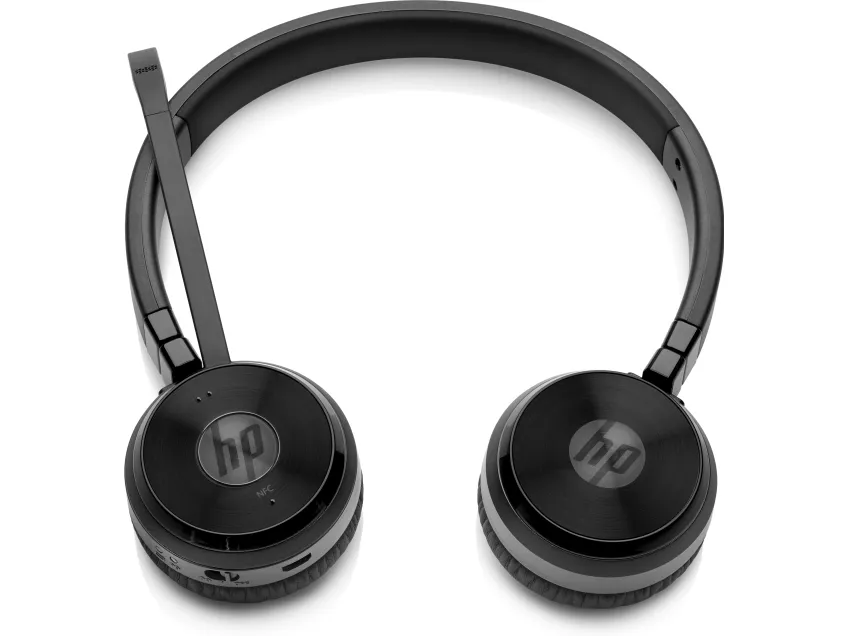 HP UC Wireless Duo - Headset - på øret - Bluetooth - trådløs - NFC