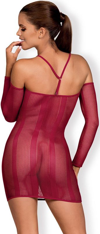 Obsessive - Dressie - Erotische Jurk - Bordeaux